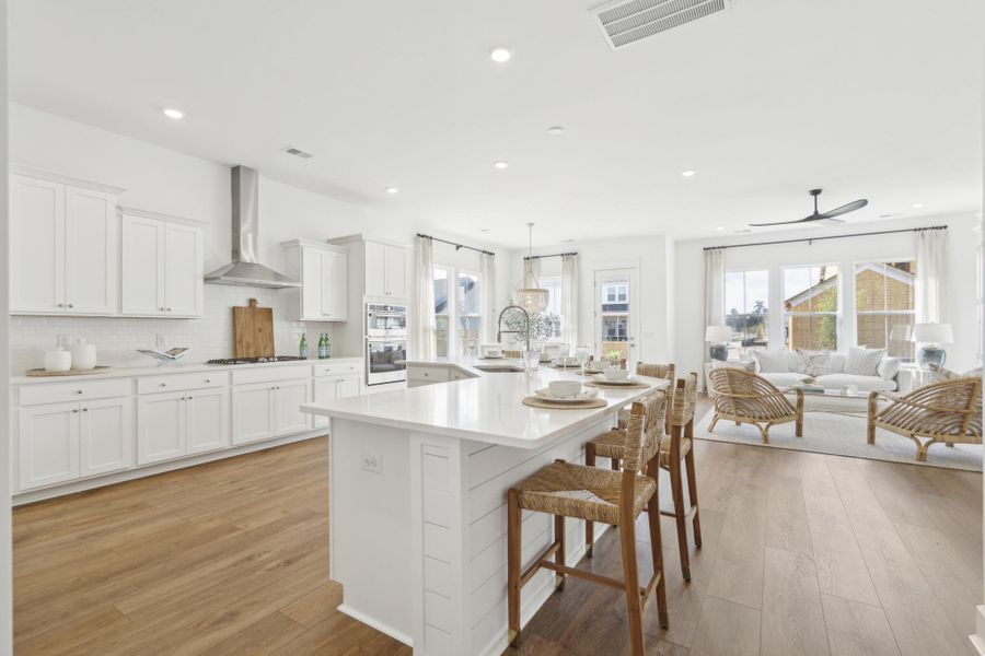 Furnished interior view inside a new home in Limehouse Farms: Arbor Collection, Summerville (Image 43). Furnished interior view inside a new home in Limehouse Farms: Arbor Collection, Summerville (Image 43).