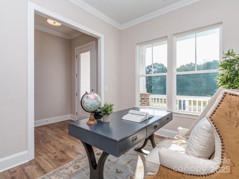 Furnished interior view inside a new home in , Clover (Image 9).