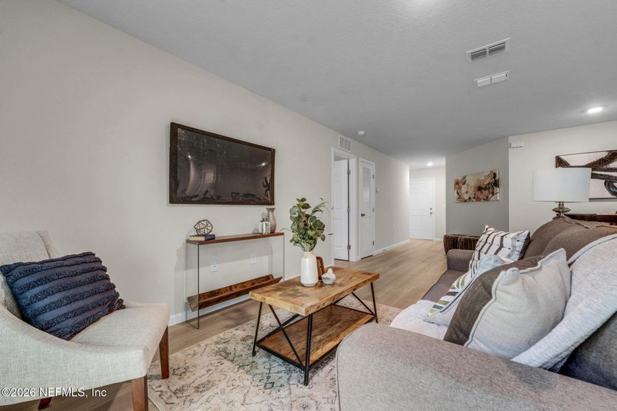 Furnished interior view inside a new home in , Jacksonville (Image 12).