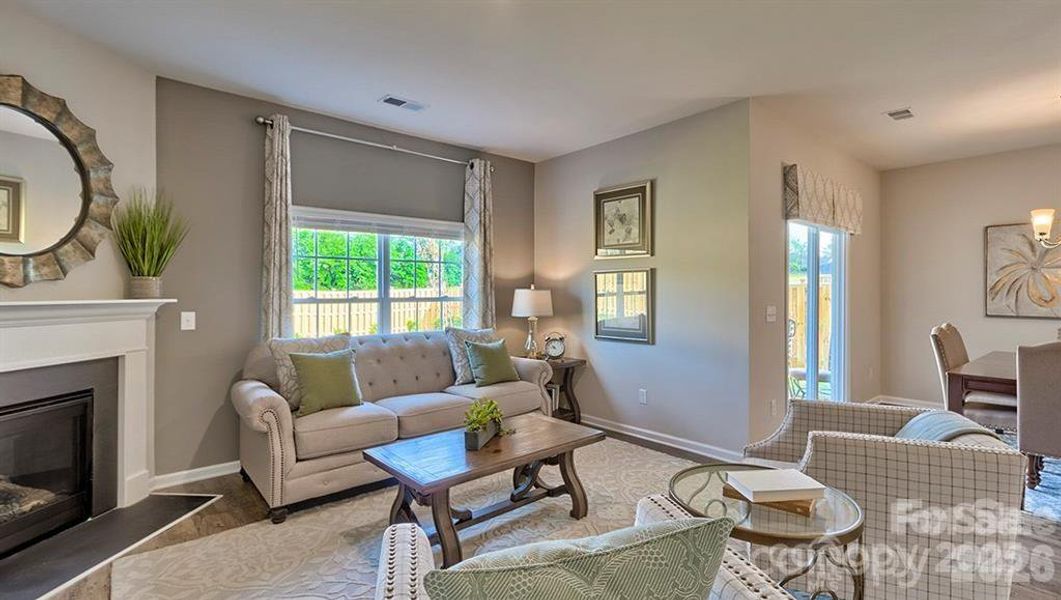 Furnished interior view inside a new home in Clark Creek Landing, Lincolnton (Image 11).