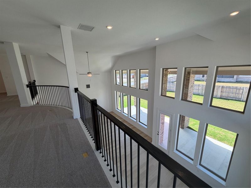 2nd Floor landing to Family Room