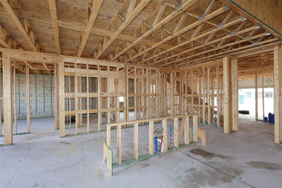 In-progress construction of a new home in Solace at Corner Lake, Orlando, FL (Image 9).