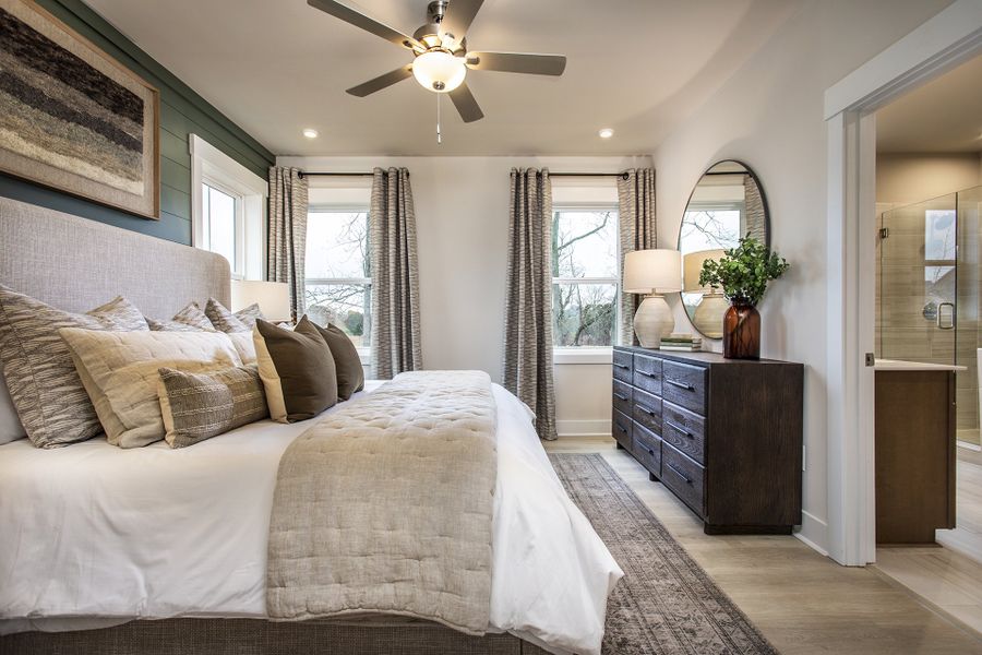 Representative furnished interior of a home built from the Brayton by Beazer Homes in Towne Village at Suwanee Dam, Sugar Hill (Image 8).