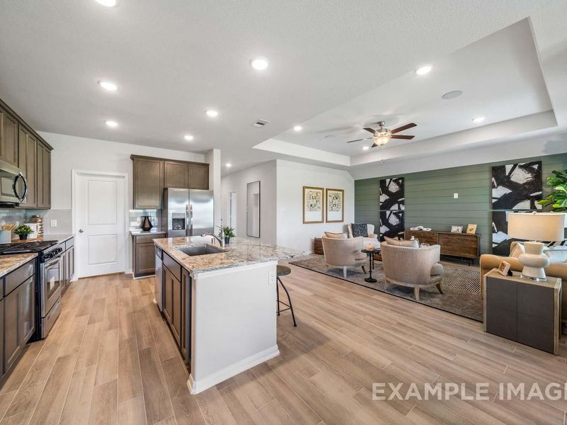 Furnished interior view inside a new home in Lago Mar, Texas City (Image 10).