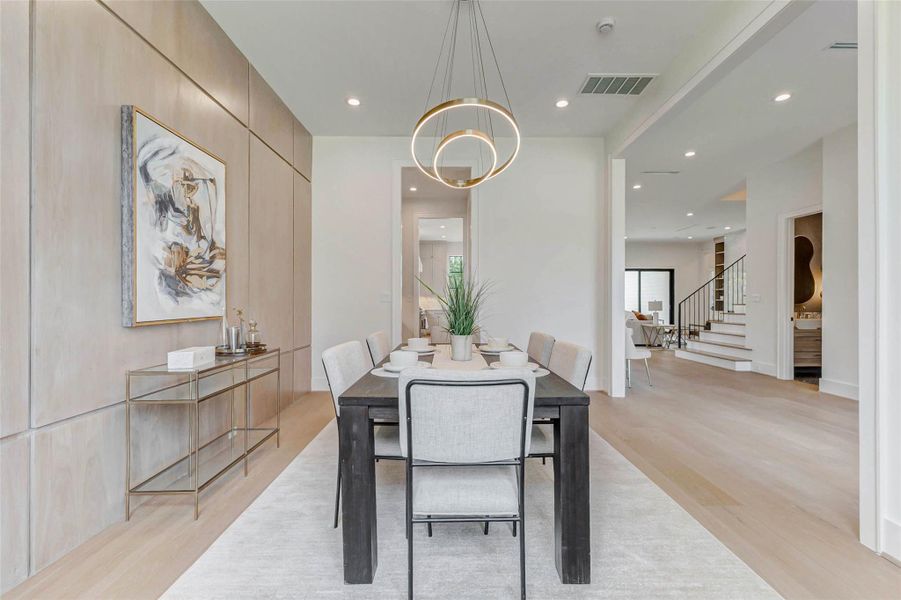 Furnished interior view inside a new home in , Houston (Image 10). Furnished interior view inside a new home in , Houston (Image 10).