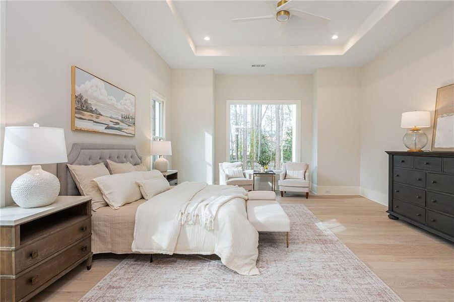 Furnished interior view inside a new home in , Alpharetta (Image 43).