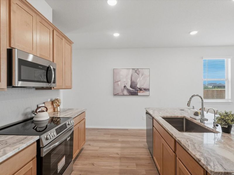 Furnished interior view inside a new home in Agave, San Antonio (Image 10).