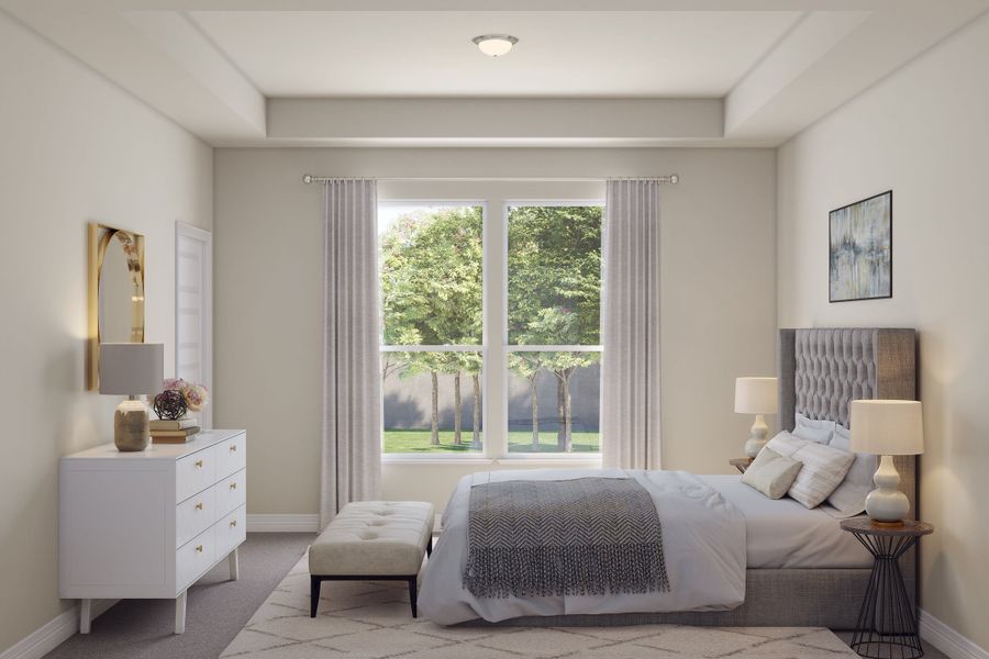 Furnished interior view inside a new home in Mason Woods, Cypress (Image 15).