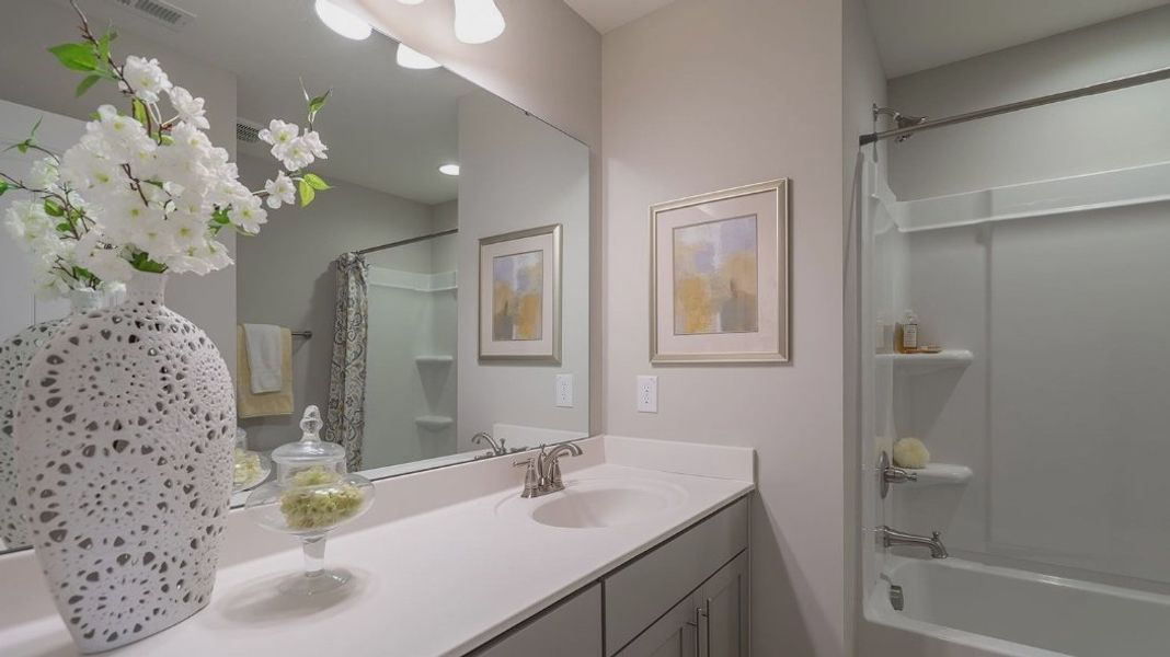 Furnished interior view inside a new home in Odell Park, Charlotte (Image 15).