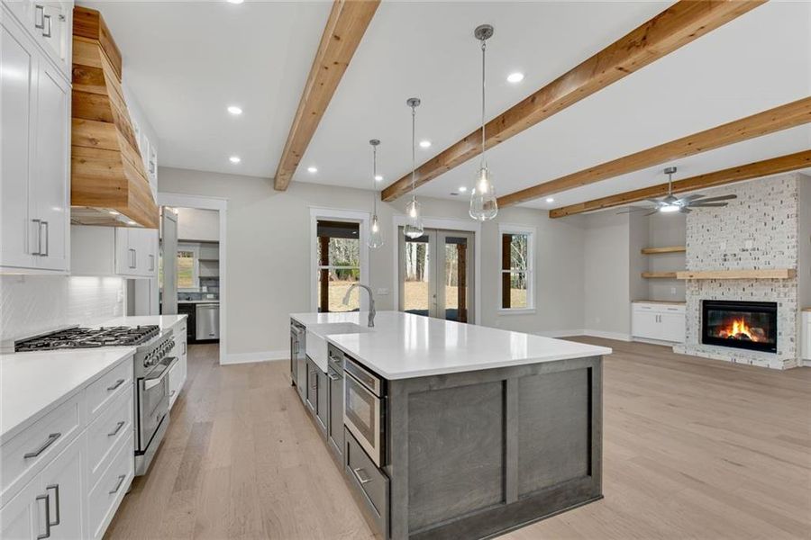 Furnished interior view inside a new home in , Hiram (Image 13).