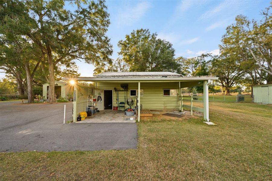 Exterior details and patio area of a home in , Alachua (Image 21). Exterior details and patio area of a home in , Alachua (Image 21).