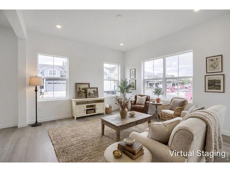 Furnished interior view inside a new home in Timber Lark, Fort Collins (Image 11).