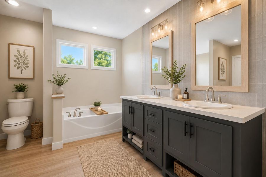Furnished interior view inside a new home in , Bonneau (Image 9).