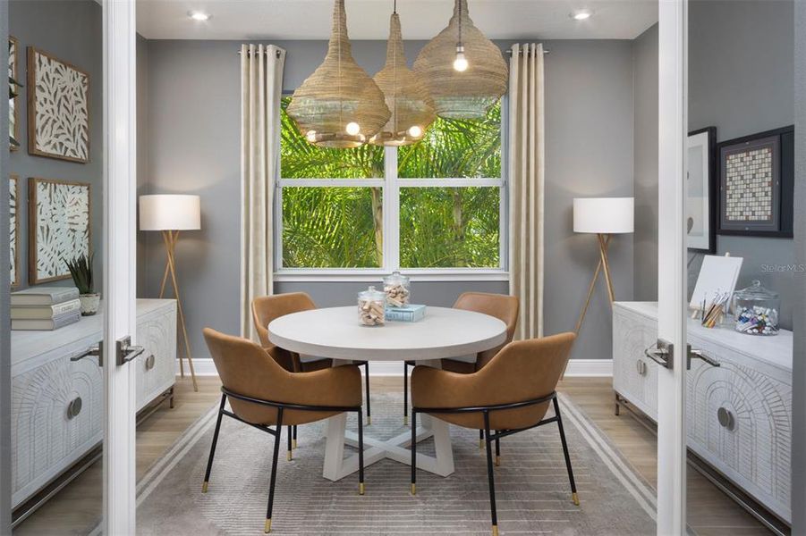 Furnished interior view inside a new home in Wellen Park, Venice (Image 10).