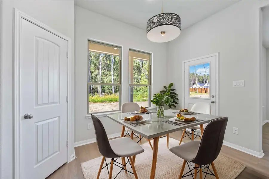 Virtually staged representation of the floor plan. Actual home features, colors, and details may vary.