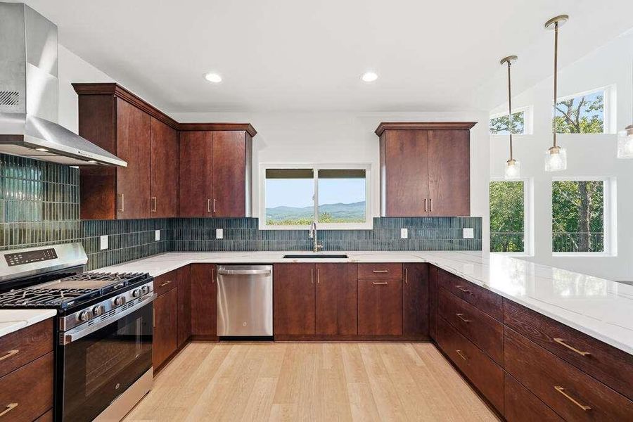 Furnished interior view inside a new home in , Ellijay (Image 8).