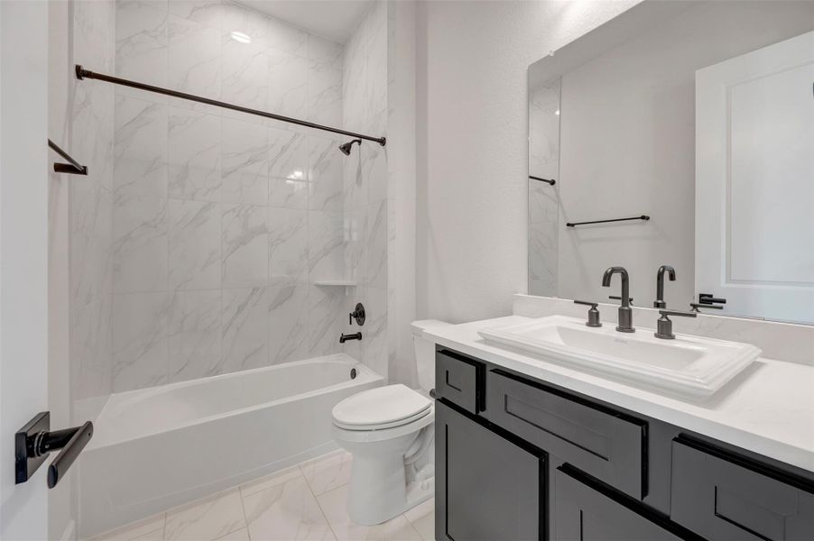 Furnished interior view inside a new home in , Richmond (Image 5).