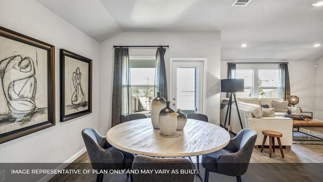 Furnished interior view inside a new home in Prairie Lakes, Buda (Image 14).
