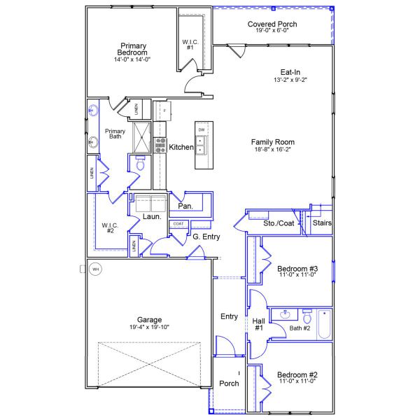 2D floor plan layout of this home in Allston Park, Calabash, NC (Image 5). 2D floor plan layout of this home in Allston Park, Calabash, NC (Image 5).