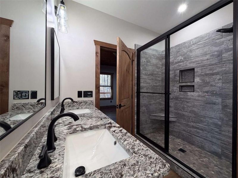Furnished interior view inside a new home in , Talking Rock (Image 32).