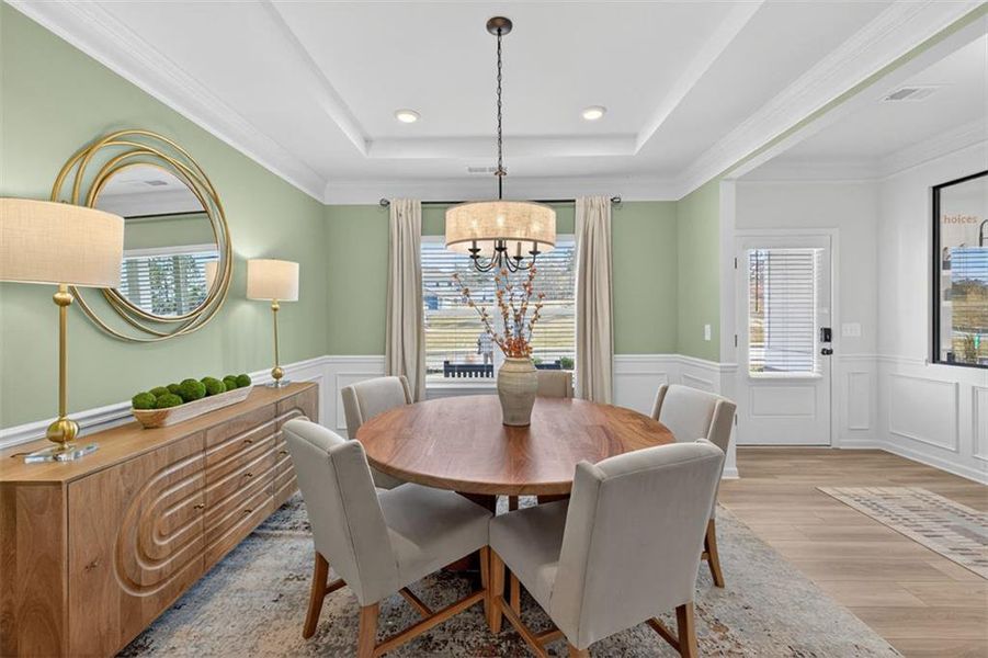 Furnished interior view inside a new home in Jones Ridge, Dallas (Image 8).
