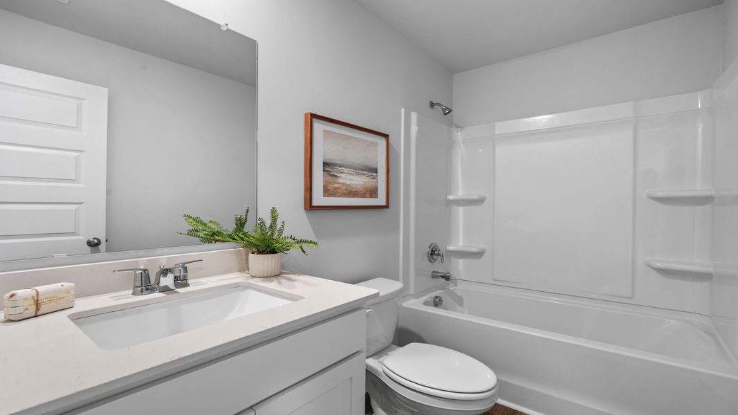 Furnished interior view inside a new home in The Retreat at East Argent, Ridgeland (Image 15).