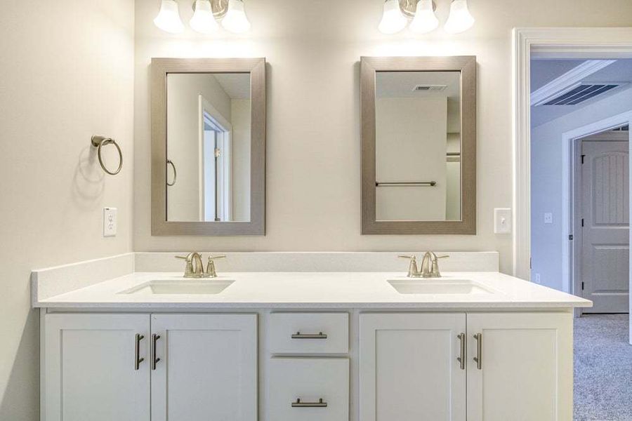 Representative furnished interior of a home built from the Pamlico by Caviness & Cates Communities in Bartlett Manor, Youngsville (Image 31).