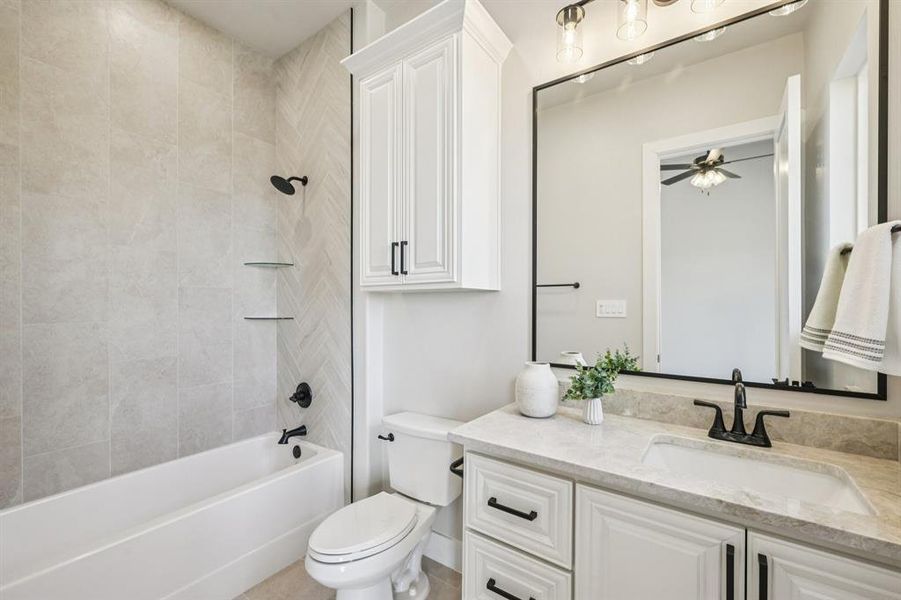 Furnished interior view inside a new home in , Aledo (Image 14).