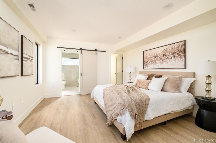 Furnished interior view inside a new home in , Denver (Image 23).