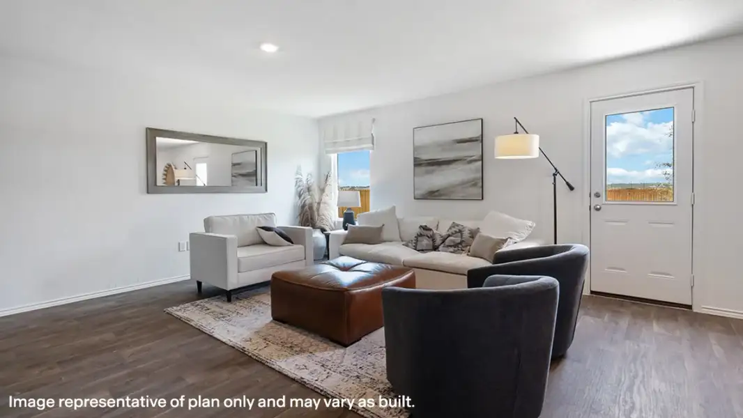 Furnished interior view inside a new home in Milo Farms, Needville (Image 9).