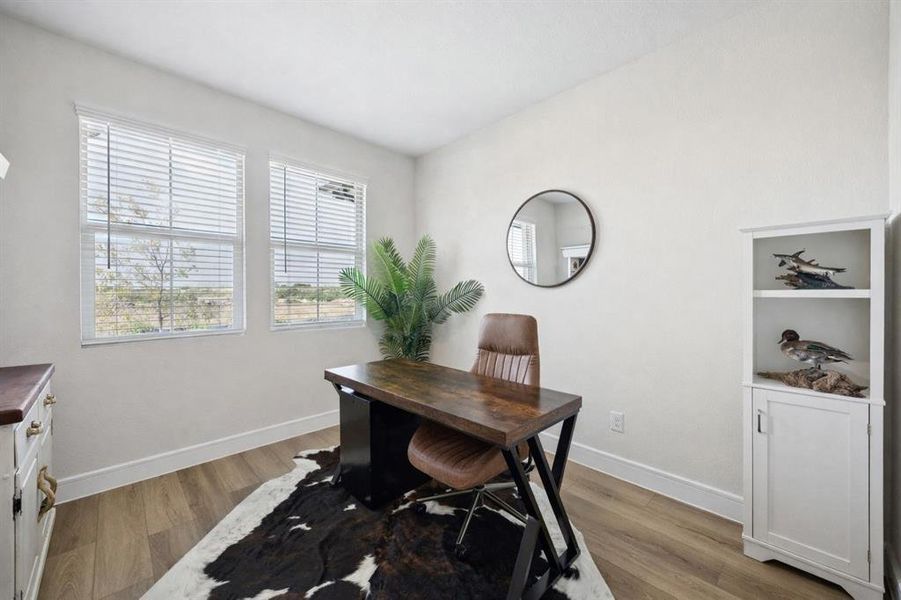 Furnished interior view inside a new home in Monterra, Fate (Image 24). Furnished interior view inside a new home in Monterra, Fate (Image 24).