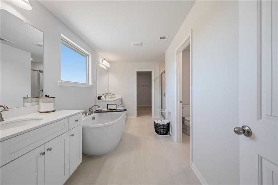 Furnished interior view inside a new home in Brighton, Locust Grove (Image 19).