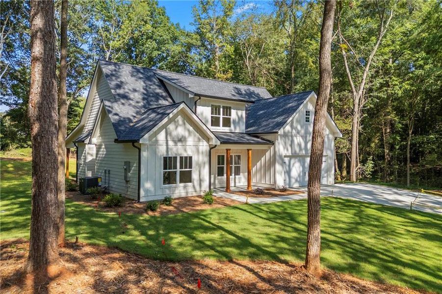 Front exterior of a new home in , Nicholson, GA, highlighting curb appeal (Image 30).