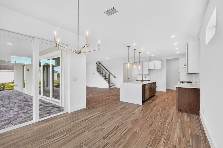 Representative unfurnished interior of a home built from the Jupiter by William Ryan Homes in Tamarack at Two Rivers, Zephyrhills (Image 17).
