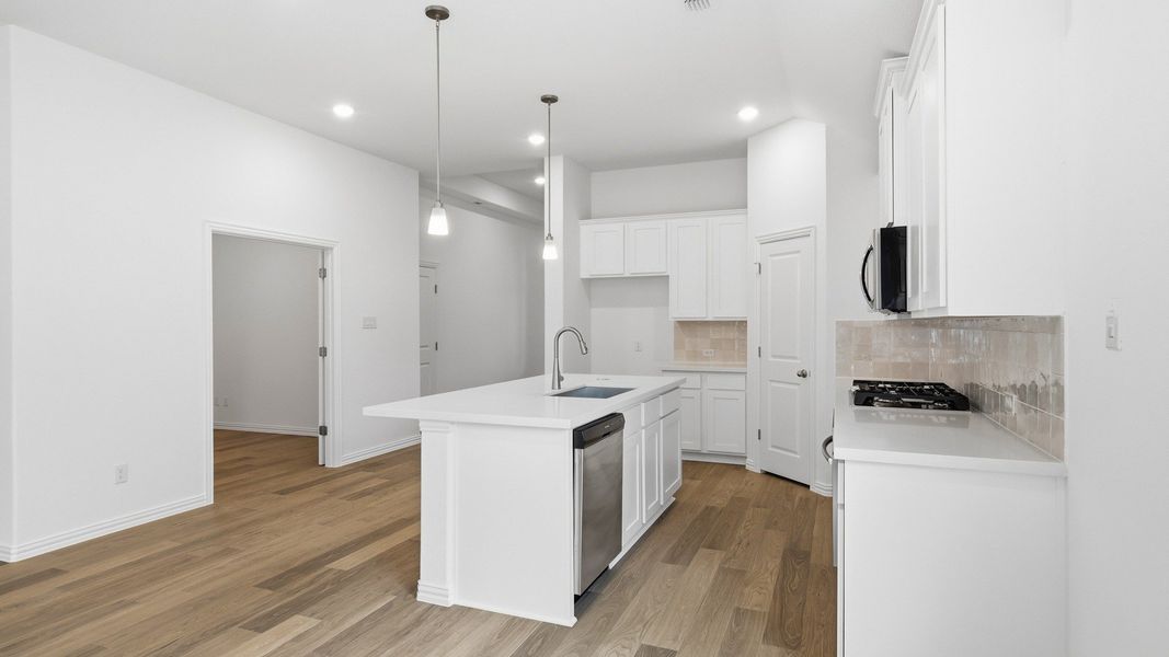 Furnished interior view inside a new home in Anna Ranch, Anna (Image 19).