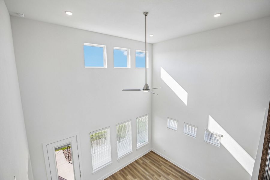 Representative unfurnished interior of a home built from the Homestead by Pacesetter Homes in Easton Park, Austin (Image 46). Representative unfurnished interior of a home built from the Homestead by Pacesetter Homes in Easton Park, Austin (Image 46).