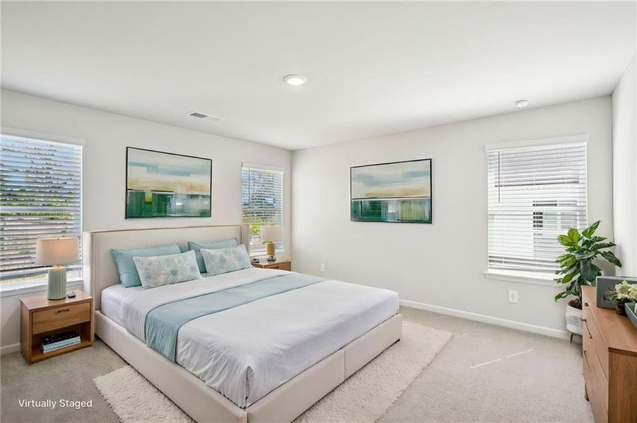 Furnished interior view inside a new home in Hawthorne Station, College Park (Image 15).