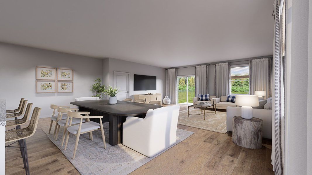 Furnished interior view inside a new home in Sheep Island, Summerville (Image 5).