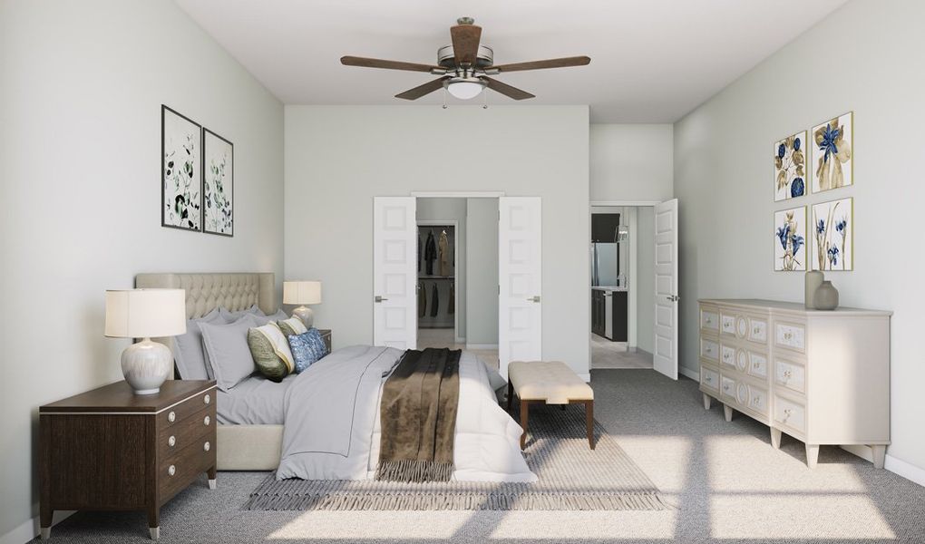 Furnished interior view inside a new home in Arbor Collection At Park Central, Georgetown (Image 11).