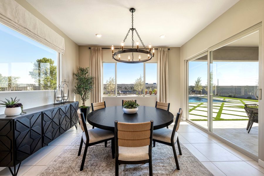 Representative furnished interior of a home built from the Holly Plan 5007 by Tri Pointe Homes in Abel Ranch, Goodyear (Image 8).