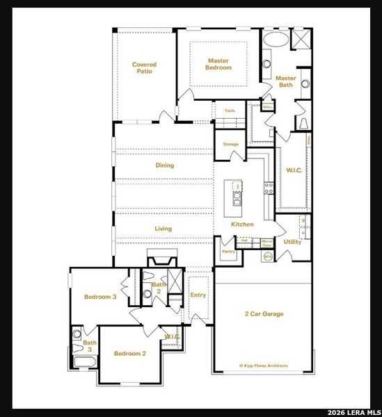 2D floor plan layout of this home in , San Antonio, TX (Image 5).