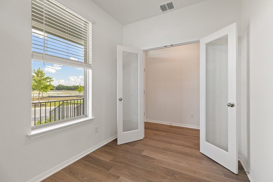 Spacious, unfurnished interior of a new home in Sage Hollow, Kyle (Image 19). Spacious, unfurnished interior of a new home in Sage Hollow, Kyle (Image 19).