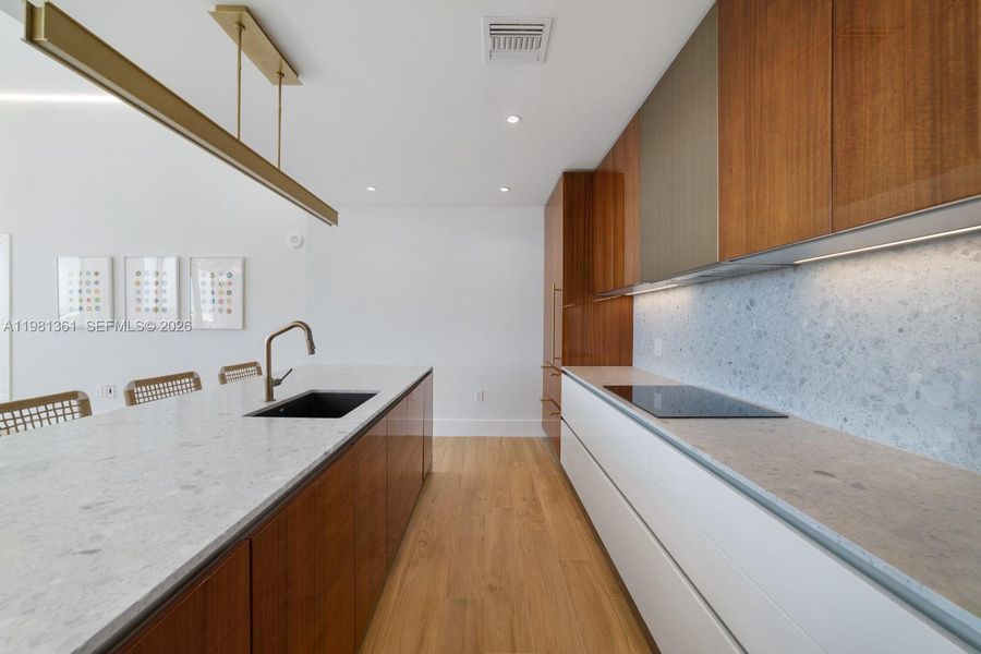 Furnished interior view inside a new home in , Miami (Image 10).