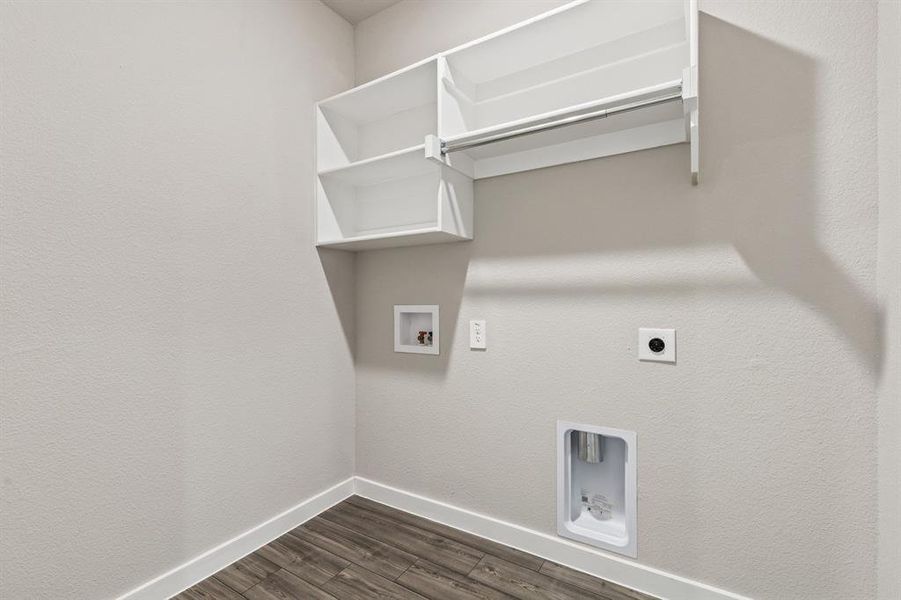 Utility room in the Willow home plan by Trophy Signature Homes – REPRESENTATIVE PHOTO