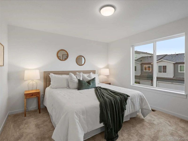 Furnished interior view inside a new home in The Commons at Victory Ridge, Colorado Springs (Image 5).
