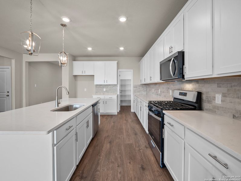 Furnished interior view inside a new home in Morgan Meadows, San Antonio (Image 11).