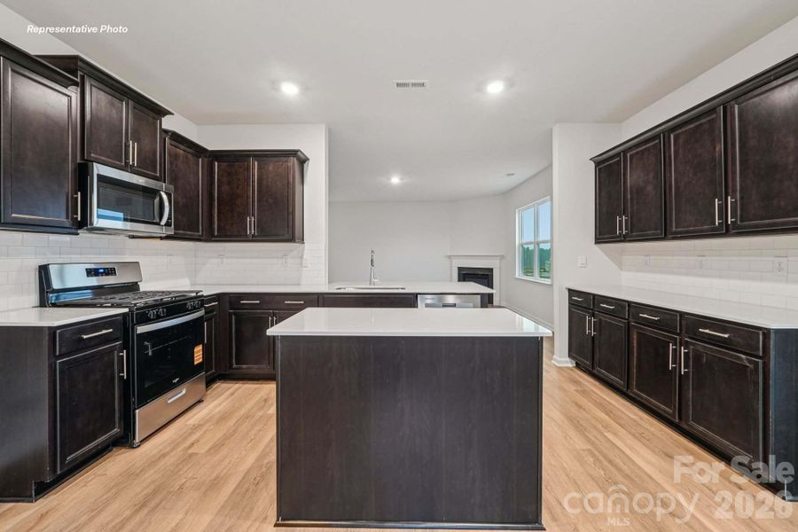 Furnished interior view inside a new home in The Falls at Newton, Newton (Image 3).