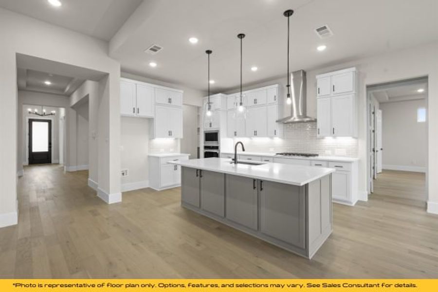 Representative furnished interior of a home built from the Vail by Stonefield Homes in Heath Golf and Yacht Club, Rockwall (Image 34).