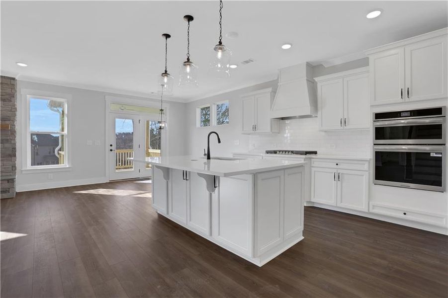 Furnished interior view inside a new home in Cambridge, Flowery Branch (Image 9).