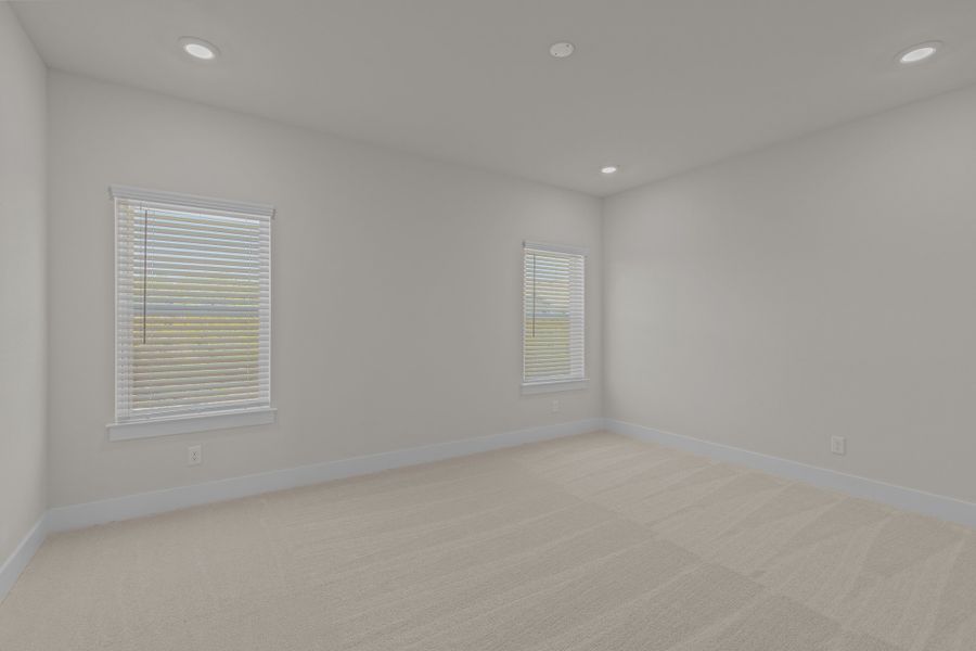 Representative unfurnished interior of a home built from the Fredericksburg by Beazer Homes in Highland Estates, San Antonio (Image 14).
